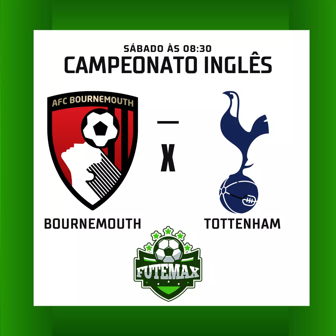 Bournemouth x Tottenham: Onde assistir ao vivo?