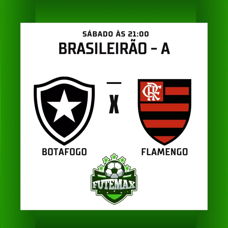 Botafogo x Flamengo ao vivo aqui no Futmax! Esse clássico acontece nesse sábado (1), às 21 horas ( horário de Brasília) no estádio do Nilton Santos! Para assistir esse jogão é muito mais acesse Futmax e aproveite cada lance!