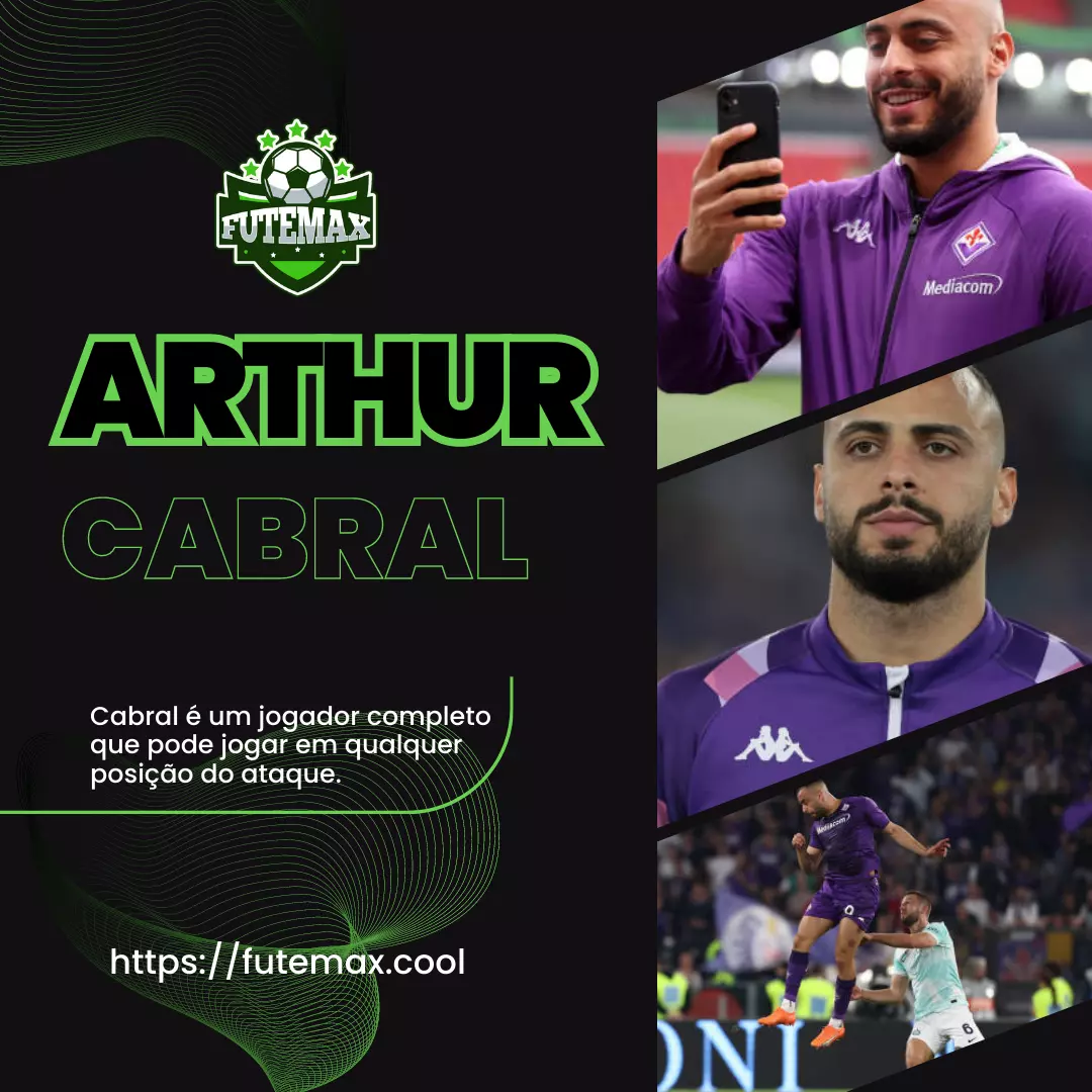 Arthur Cabral no Futmax Futebol ao vivo