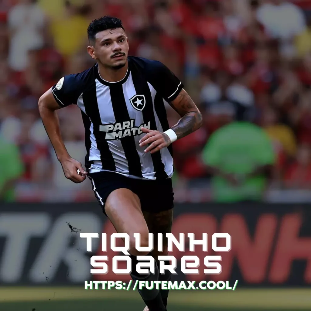 Tiquinho Soares (Botafogo) ao vivo aqui no futmax