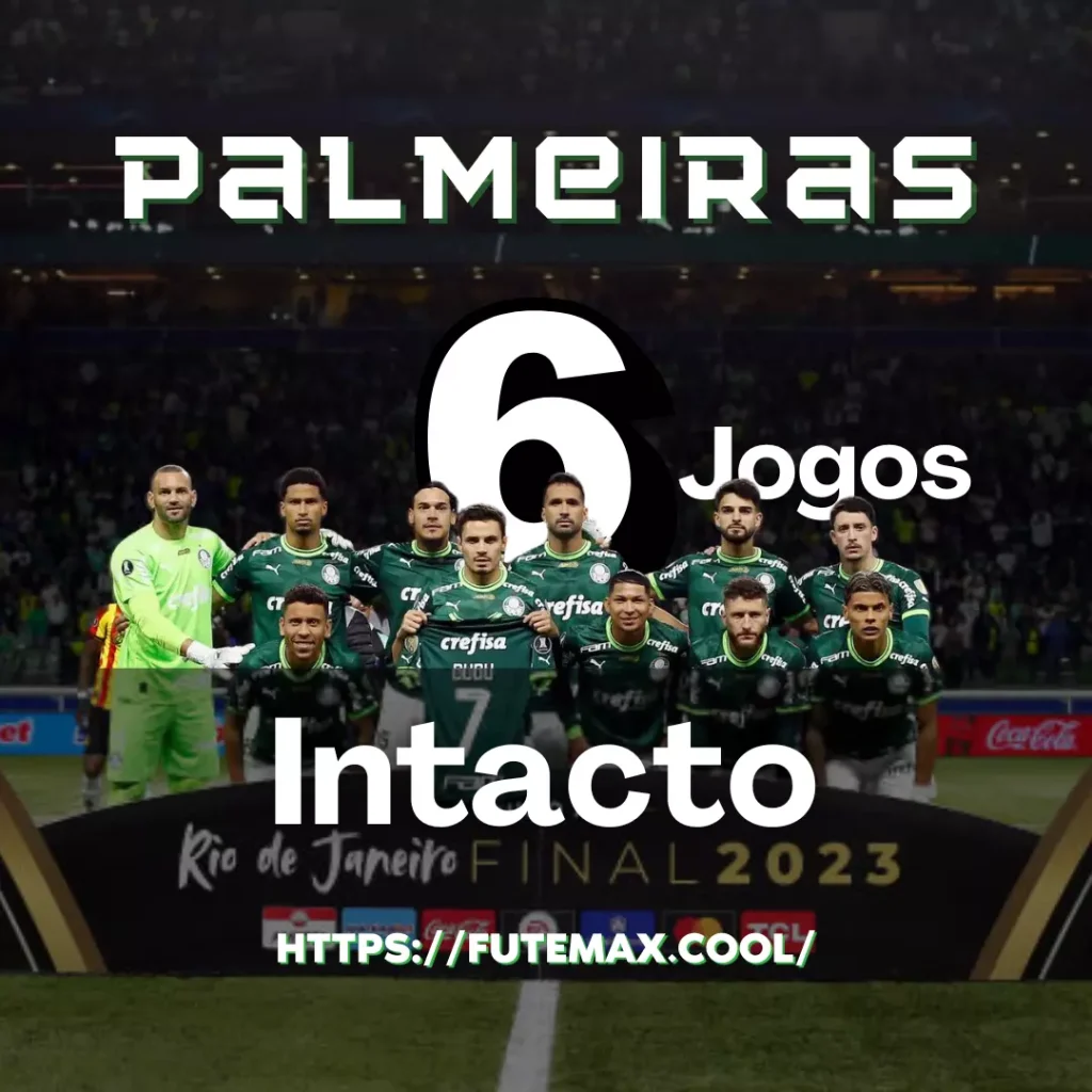 Palmeiras segue com sequência de seis jogos sem sofrer gols